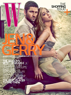 Gerard Butler, Jennifer Aniston, W Cover Gerard Butler, Jennifer Aniston, W Cover